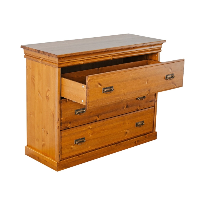 Komoda sosnowa z szufladami Sycylia