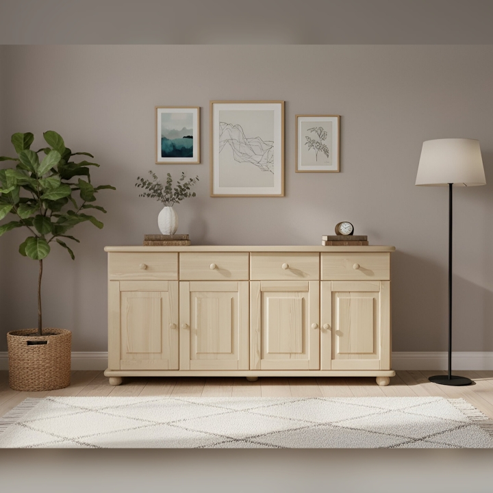 Komoda sosnowa Klasyk KD-104 lakier