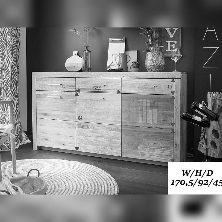 Komoda dębowa II Robusto