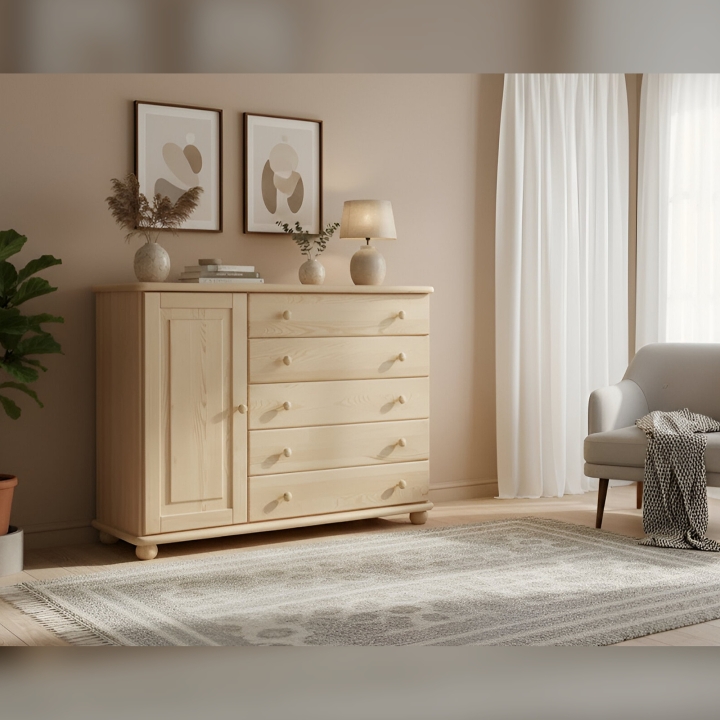 Komoda sosnowa Klasyk KD-101 lakier