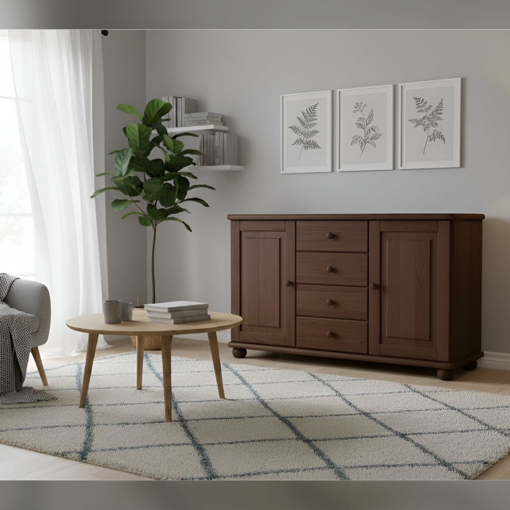 Komoda sosnowa Klasyk KD-96 bejca