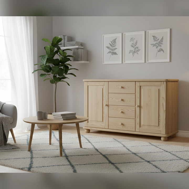 Komoda sosnowa Klasyk KD-96 lakier