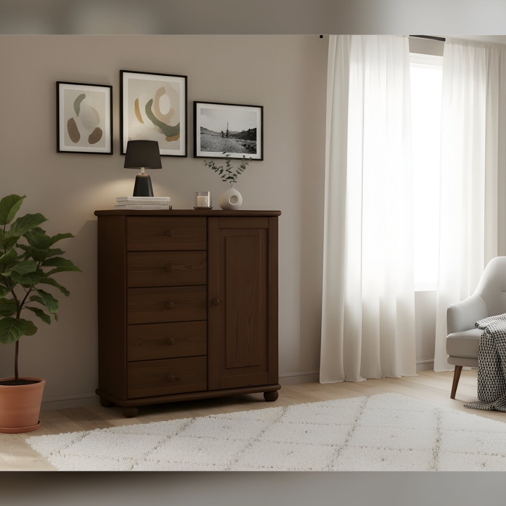 Komoda sosnowa Klasyk KD-94 bejca