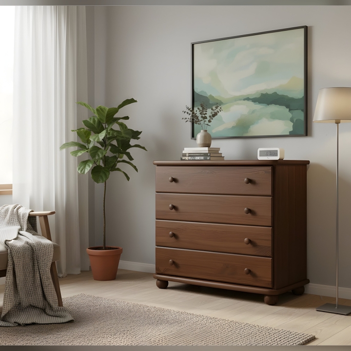 Komoda sosnowa Klasyk KD-91 bejca