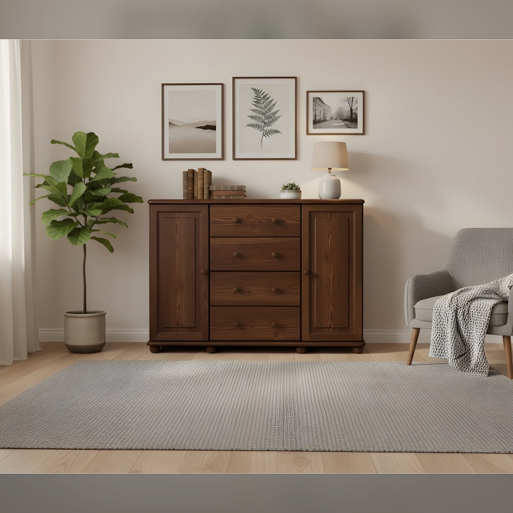 Komoda sosnowa Klasyk KD-82 bejca