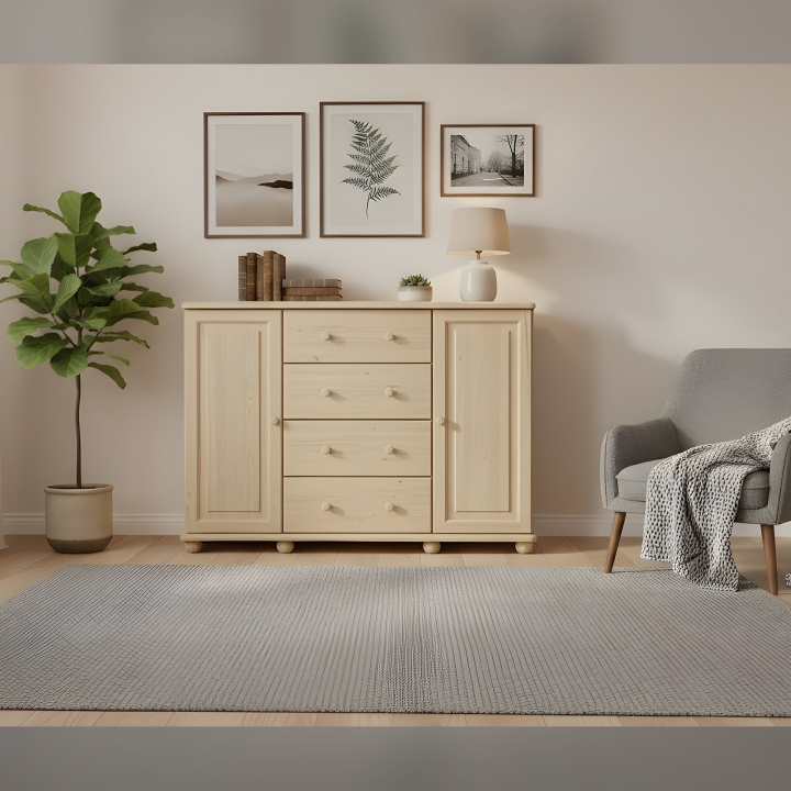 Komoda sosnowa Klasyk KD-82 lakier