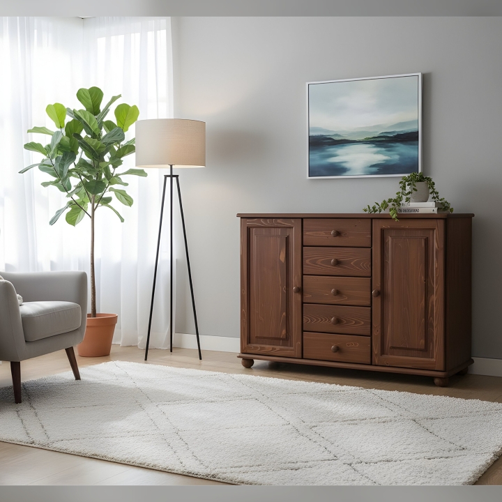 Komoda sosnowa Klasyk KD-79 bejca