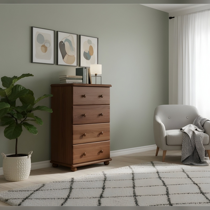 Komoda sosnowa Klasyk KD-75 bejca