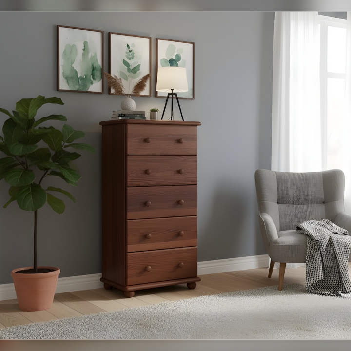 Komoda sosnowa Klasyk KD-72 bejca