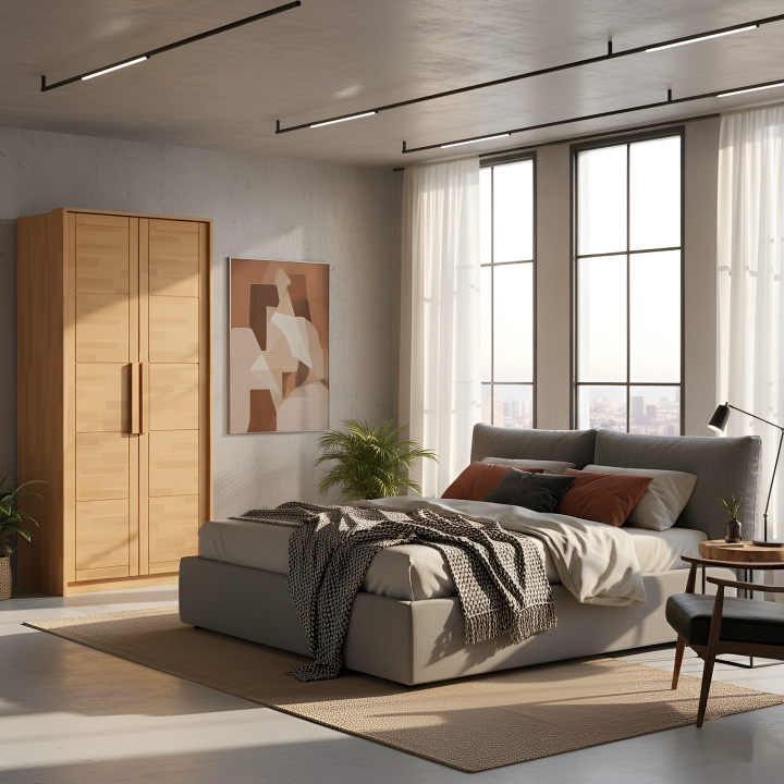 Szafa bukowa 2-drzwiowa Timo II