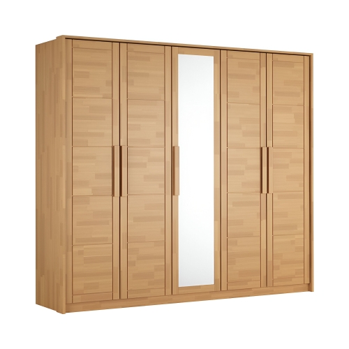 Szafa bukowa z lustrem Timo V