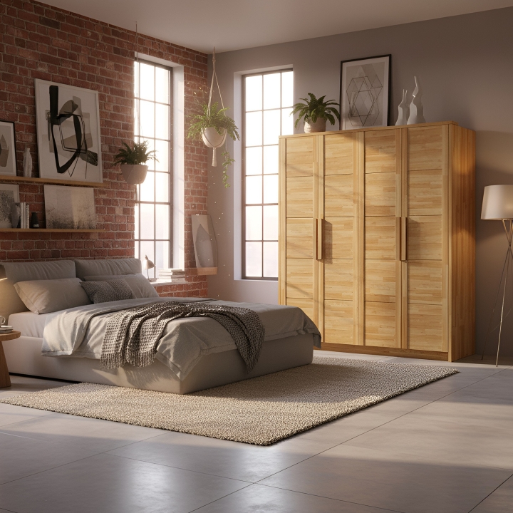 Szafa dębowa 4-drzwiowa Timo IV