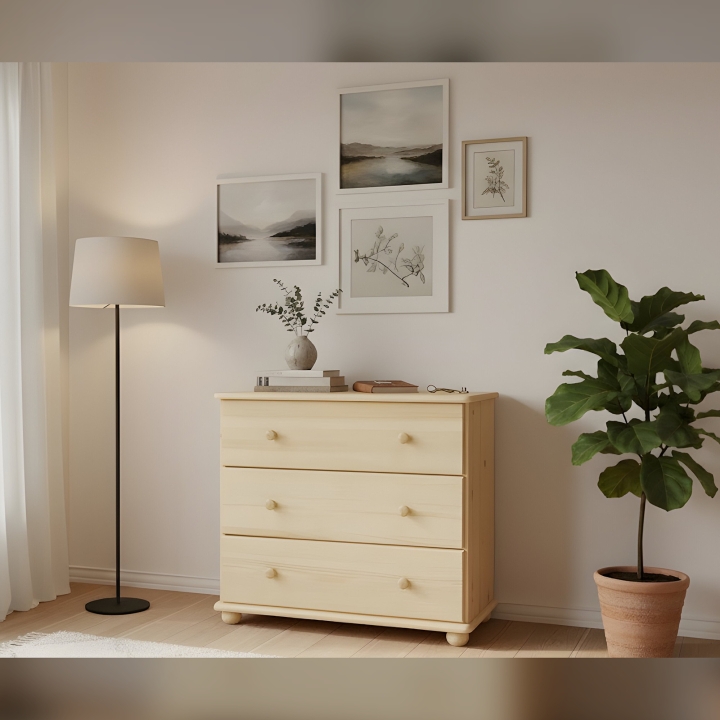 Komoda sosnowa Klasyk KD-65 lakier