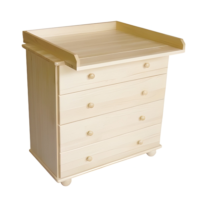 Komoda sosnowa z przewijakiem Klasyk KD-57 lakier