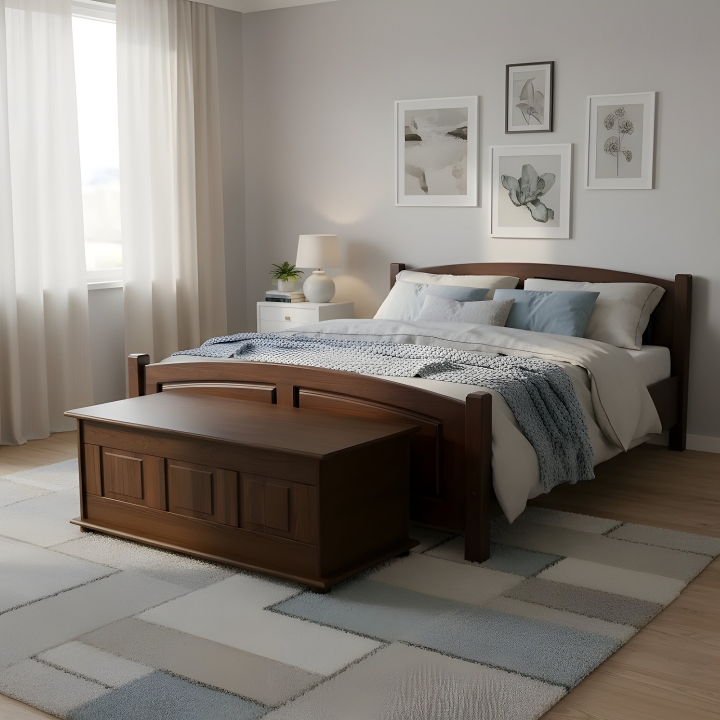 Sosnowy kufer Klasyk C bejca