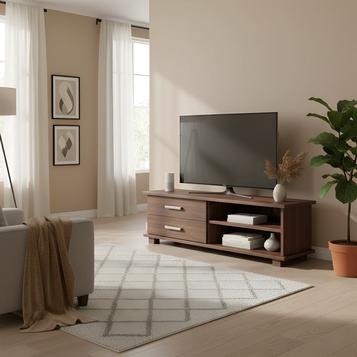 Bukowa szafka RTV IV Mona bejca