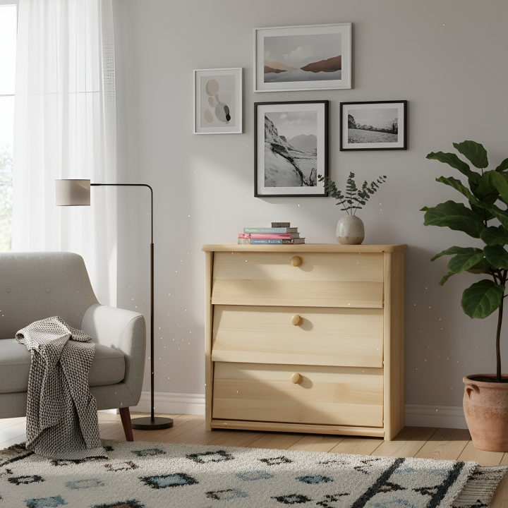 Sosnowa szafka na buty Klasyk SB-82 lakier