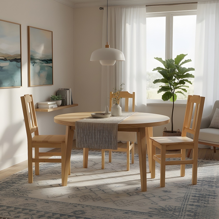 Sosnowe krzesło Klasyk M Lakier