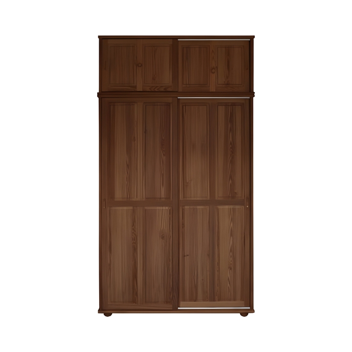 Szafa sosnowa rozsuwana z nadstawką Klasyk SF-05 bejca