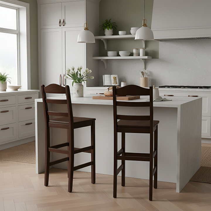 Sosnowe krzesło barowe Klasyk Bejca