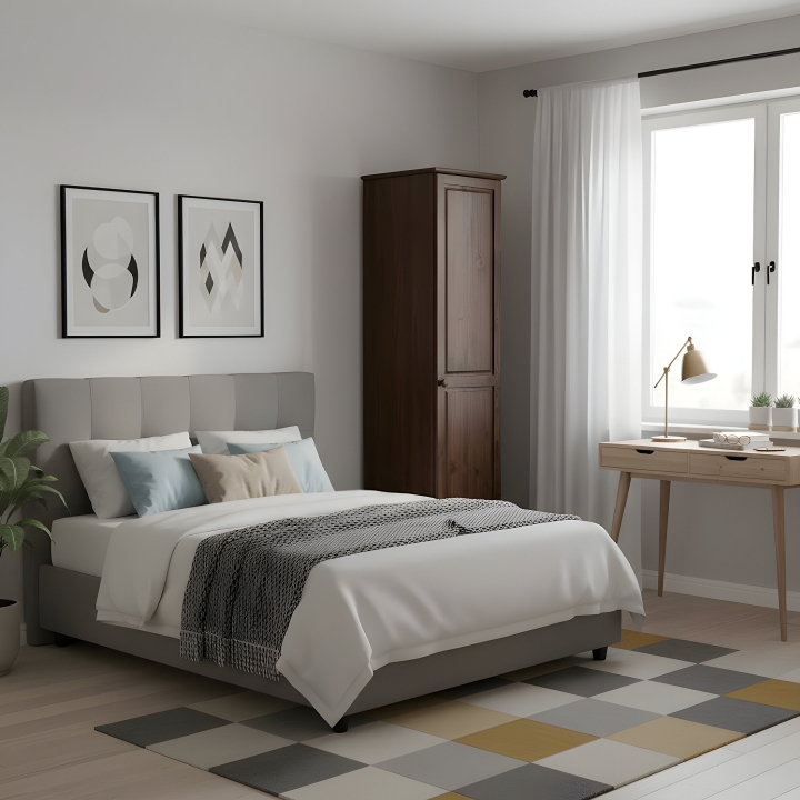 Szafa sosnowa 1-drzwiowa Klasyk SF-10 bejca