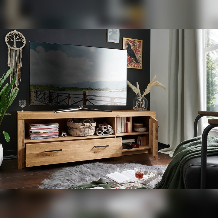 Szafka RTV dębowa II Robusto