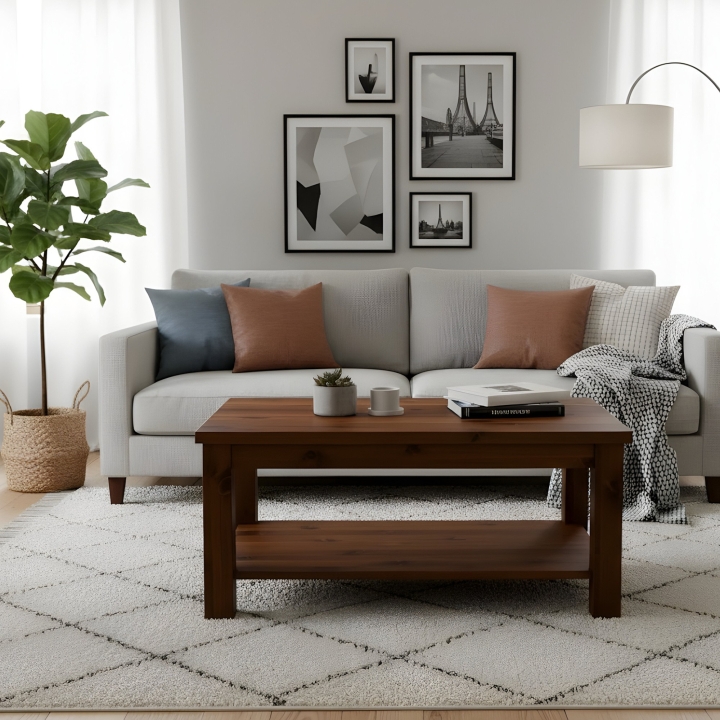 Sosnowa ława 100x60 Klasyk ST-71 bejca