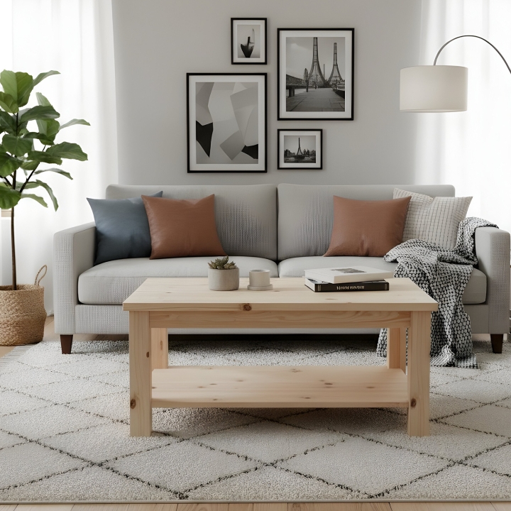 Sosnowa ława 100x60 Klasyk ST-71 lakier