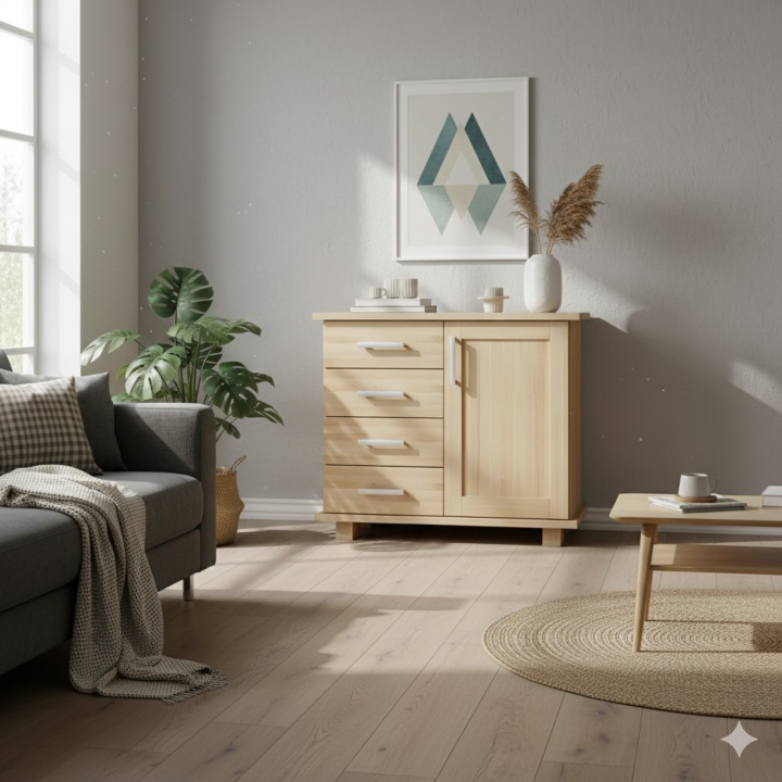 Komoda bukowa Mona KD/B-06 Lakier