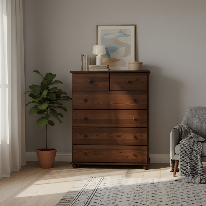 Komoda sosnowa Klasyk KD-62 bejca