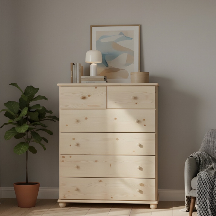 Komoda sosnowa Klasyk KD-62 lakier