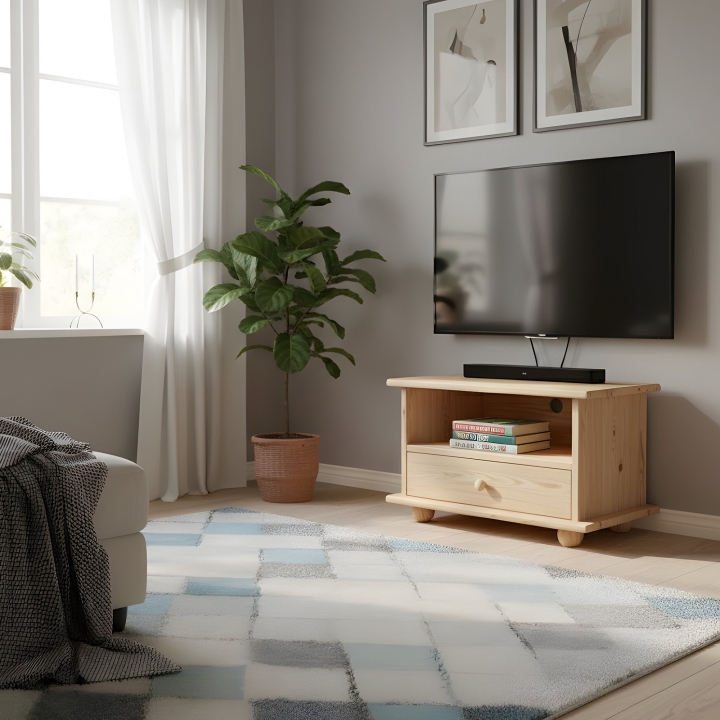 Szafka RTV sosnowa Klasyk RV-65 lakier