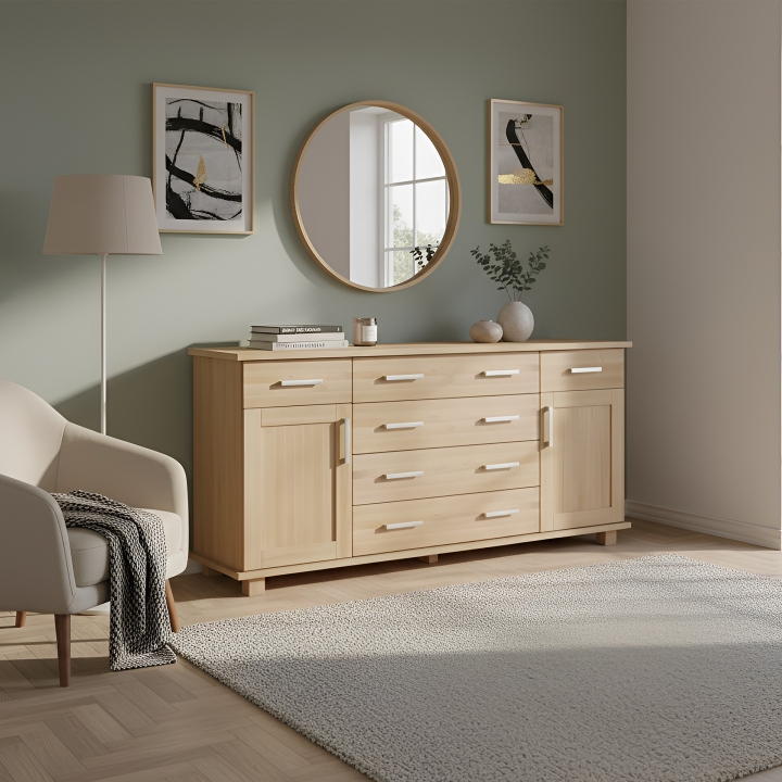 Komoda bukowa Mona KD/B-15 Lakier