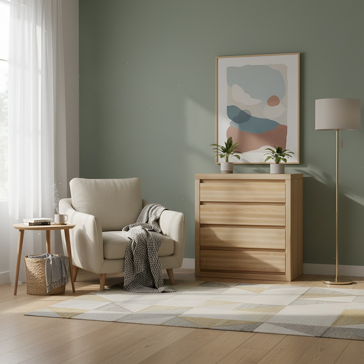 Komoda bukowa Mona KD/B/N-40 Lakier