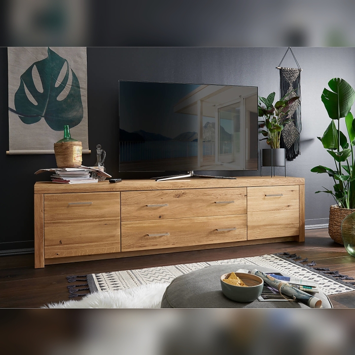 Szafka RTV dębowa III Robusto