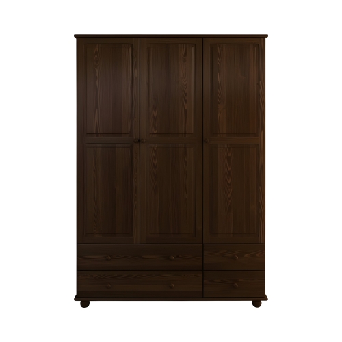 Szafa 3-drzwiowa sosnowa Klasyk SF-04 bejca