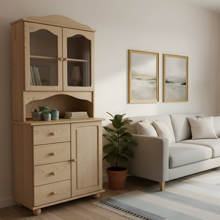 Kredens sosnowy Klasyk KR-30 lakier