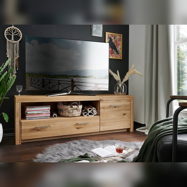 Szafka RTV dębowa II Robusto