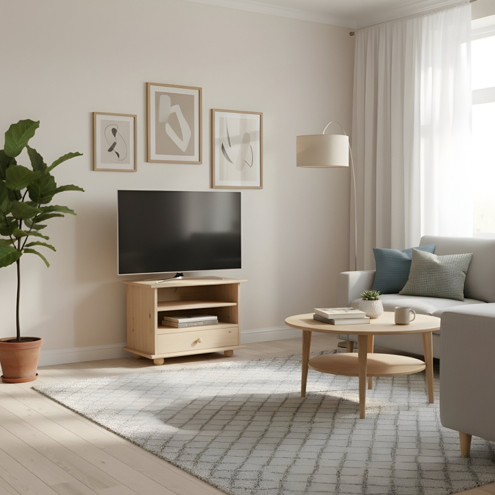 Szafka RTV sosnowa Klasyk RV-64 lakier