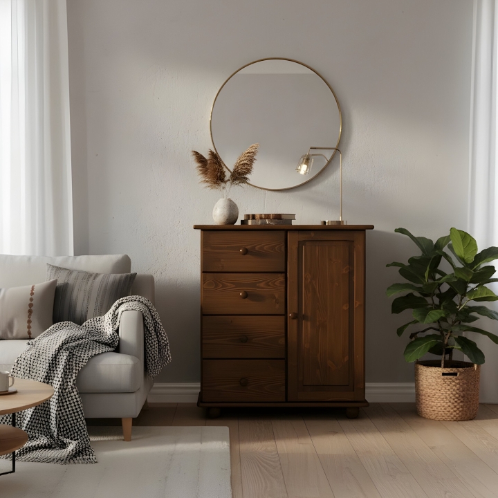 Komoda sosnowa Klasyk KD-59 bejca