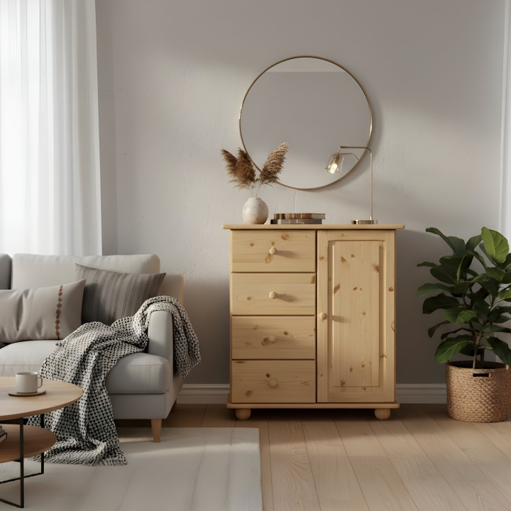 Komoda sosnowa Klasyk KD-59 lakier