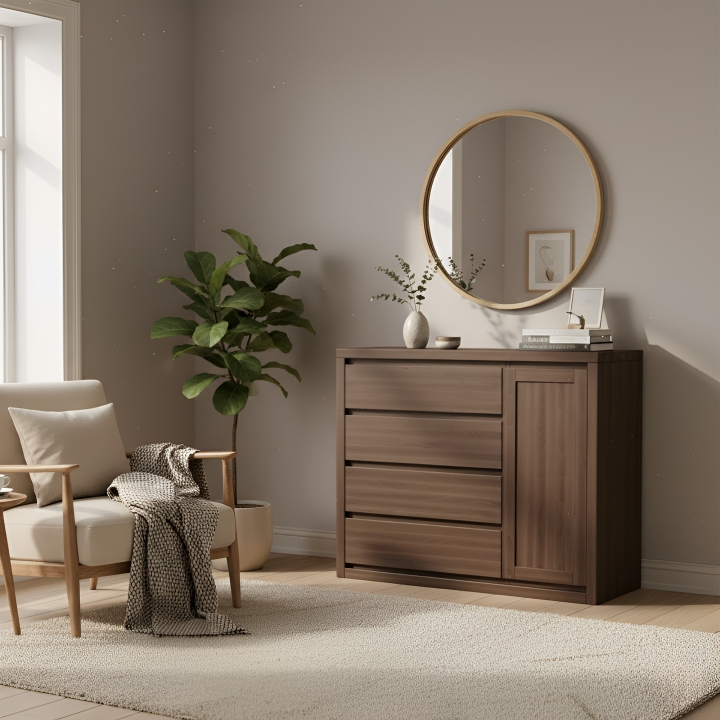 Komoda bukowa Mona KD/B/N-44 bejca