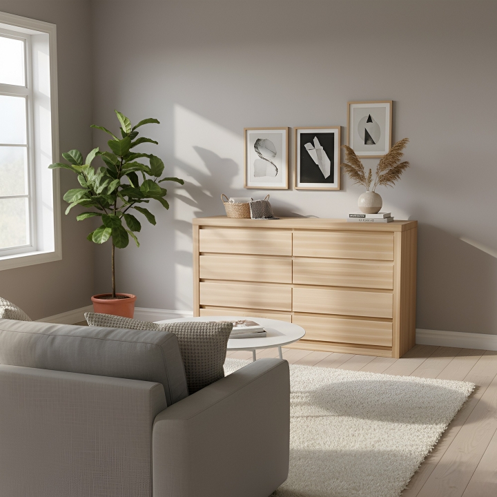 Komoda bukowa Mona KD/B/N-19 Lakier