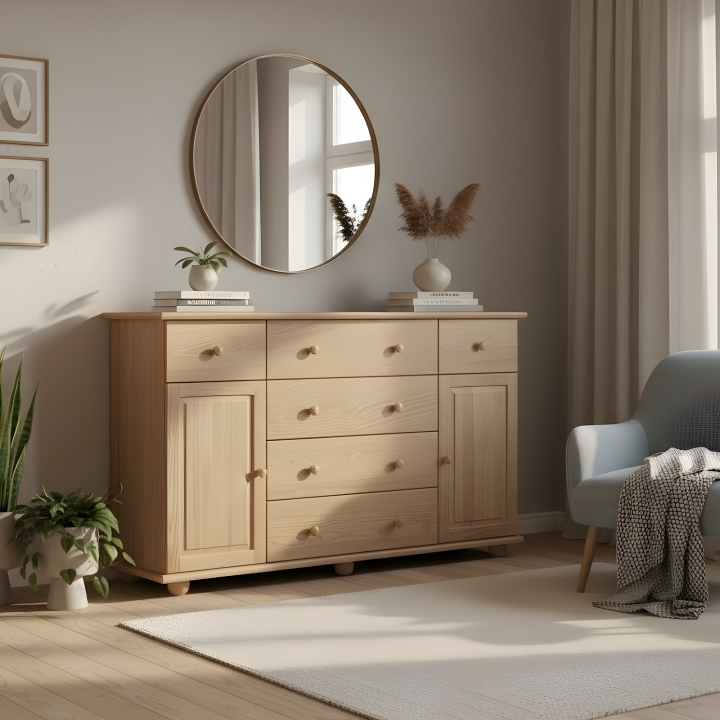 Komoda sosnowa Klasyk KD-54 lakier