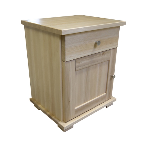 Bukowa szafka nocna Mona SN-79 lewa Lakier