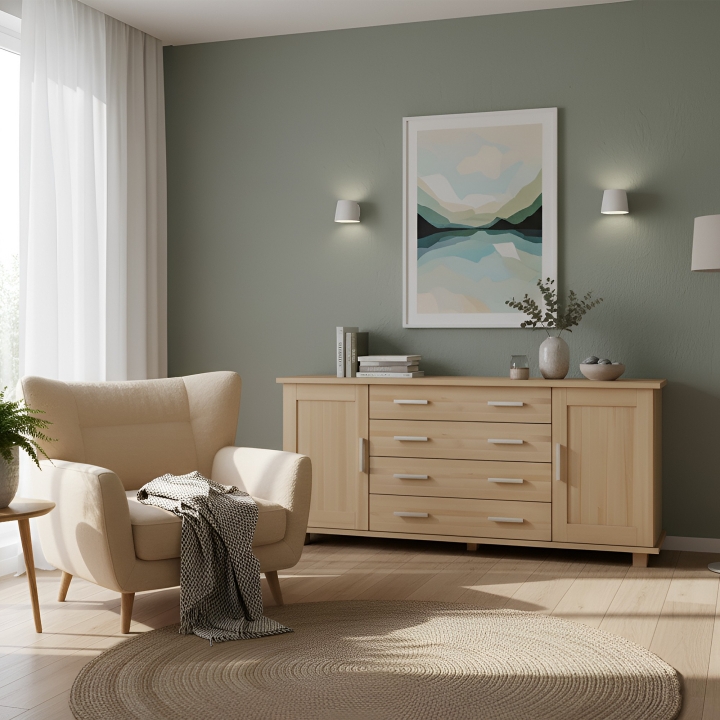 Komoda bukowa Mona KD/B-16 Lakier