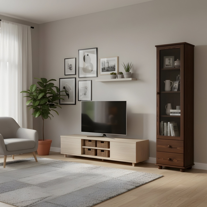 Witryna sosnowa Klasyk WIT-35 bejca