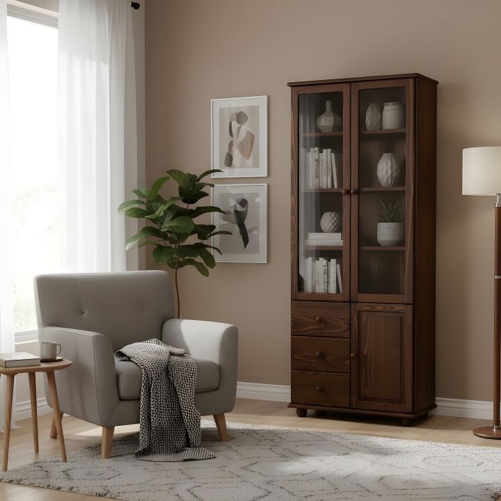 Witryna sosnowa Klasyk WIT-32 bejca