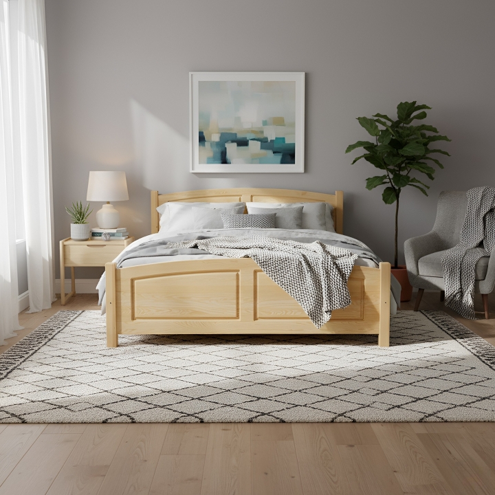 Łóżko sosnowe Klasyk LK-94 lakier 160x200