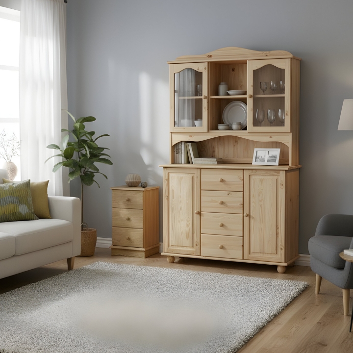 Kredens sosnowy Klasyk KR-28 lakier